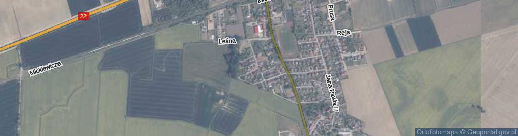 Zdjęcie satelitarne Słoneczna ul.